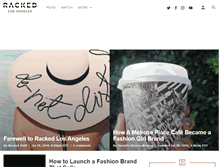 Tablet Screenshot of la.racked.com